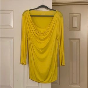Ruched yellow Top - size L